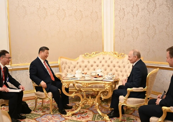 習近平在莫斯科克里姆林宮 習近平在莫斯科克里姆林宮