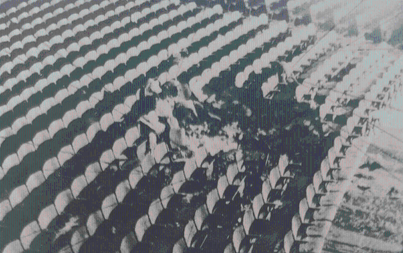 爆炸中心現場。