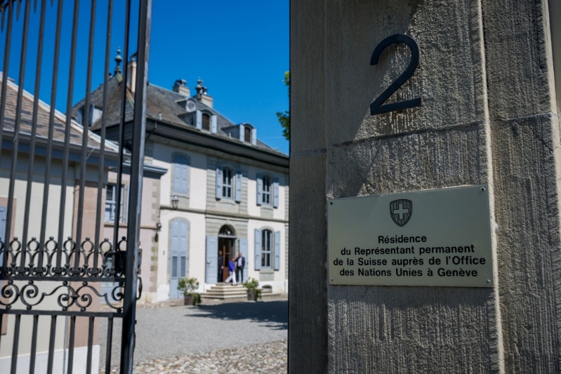 會談于周六上午在聯合國日內瓦辦事處瑞士常駐代表官邸展開。法新社