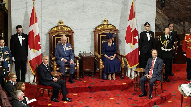 英王查理斯三加拿大發表御座致辭。