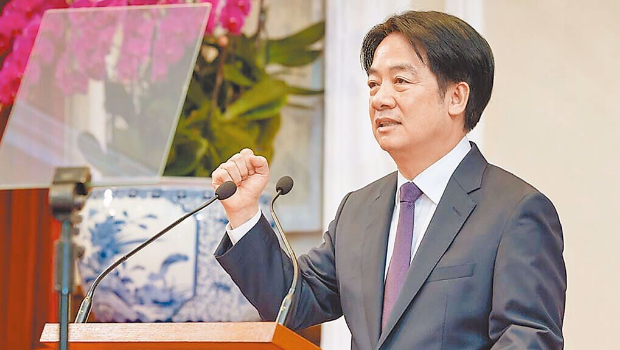 民進黨籍臺灣領導人賴清德上任已滿周年 民進黨籍臺灣領導人賴清德上任已滿周年