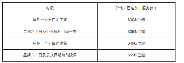 聆渢咖啡廳長者自助餐優惠價目表: 聆渢咖啡廳長者自助餐優惠價目表: