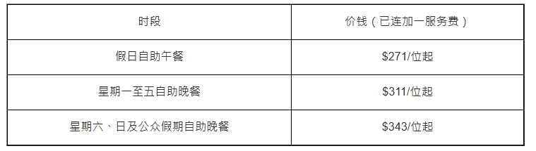 I-O-N長者自助餐優惠價目表: I-O-N長者自助餐優惠價目表: