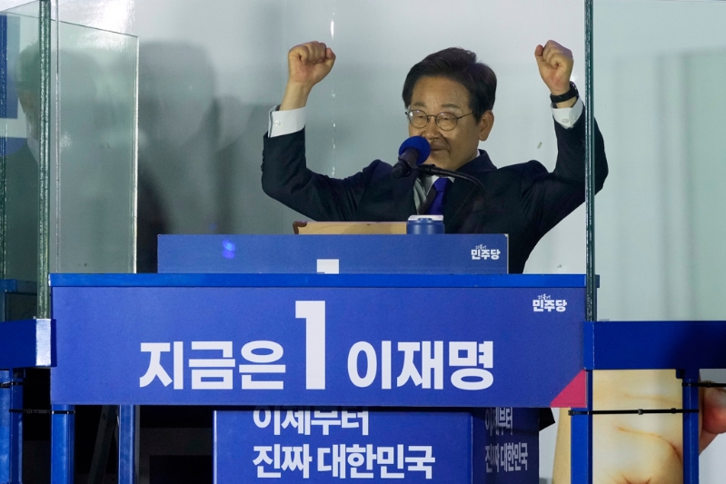 李在明當選韓國新總統后,隨即上任。美聯社.jpg 李在明當選韓國新總統后,隨即上任。美聯社.jpg