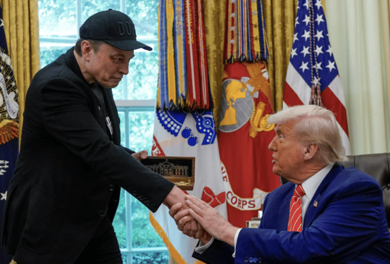 全球首富馬斯克與美國總統特朗普的關系，似乎已迅速由盟友變對手。路透社