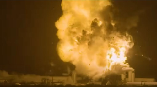 “星艦”36號飛船18日靜態測試時爆炸。NASA