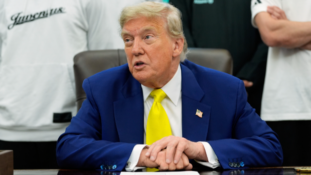 特朗普在華盛頓白宮橢圓形辦公室接見尤文圖斯足球俱樂部成員 特朗普在華盛頓白宮橢圓形辦公室接見尤文圖斯足球俱樂部成員