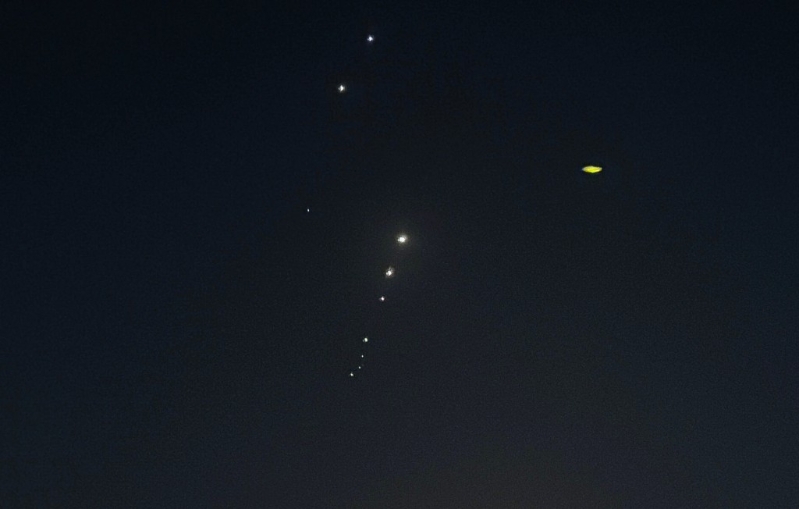 多哈上空傳出爆炸聲。多哈上空傳出爆炸聲。