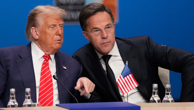 特朗普與北約秘書長 特朗普與北約秘書長