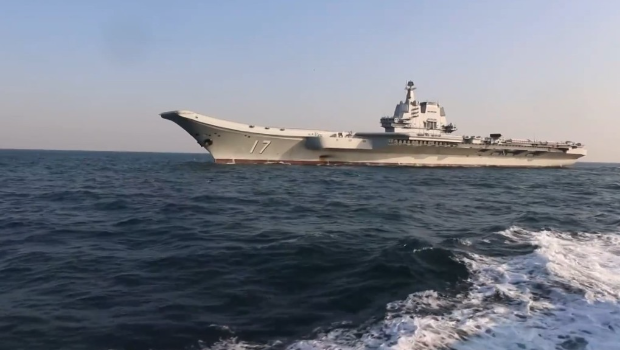 解放軍山東艦航母。