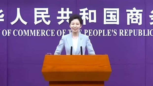 商務部新聞發言人何詠前。