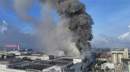 臺灣高雄三元能源鋰電池廠爆炸 臺灣高雄三元能源鋰電池廠爆炸