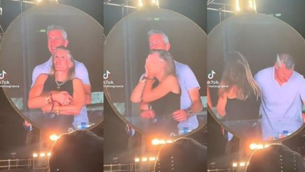 Coldplay演唱會變捉奸直播現場，影片在網上瘋傳。
