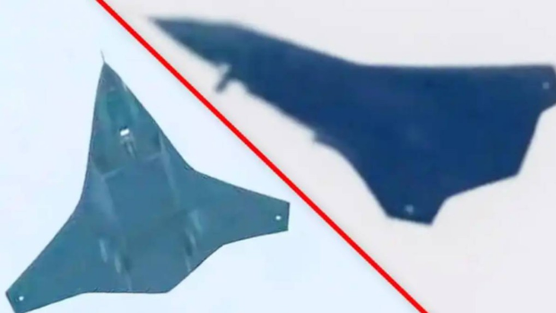 網上流傳解放軍第三款第六代先進戰機的試飛圖片。