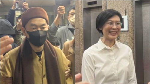 臺灣民進黨女“立委”與寺廟住持關系曖昧 臺灣民進黨女“立委”與寺廟住持關系曖昧