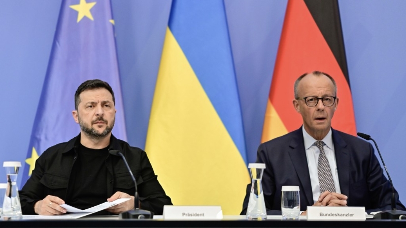 澤連斯基赴柏林晤歐洲領袖 澤連斯基赴柏林晤歐洲領袖