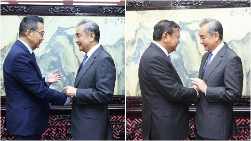 中柬泰三國外長在云南茶敘 中柬泰三國外長在云南茶敘