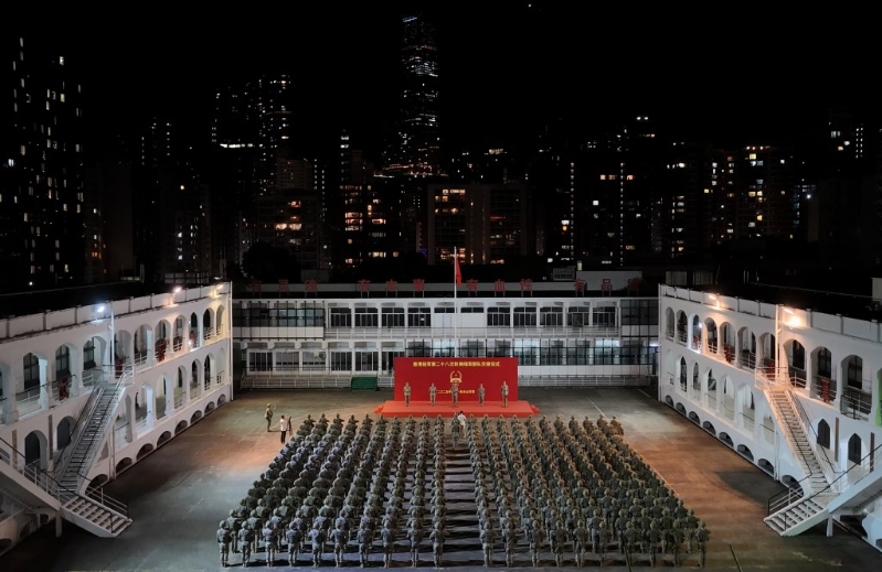 解放軍駐港部隊第28次建制單位輪換于8月22日順利完成。