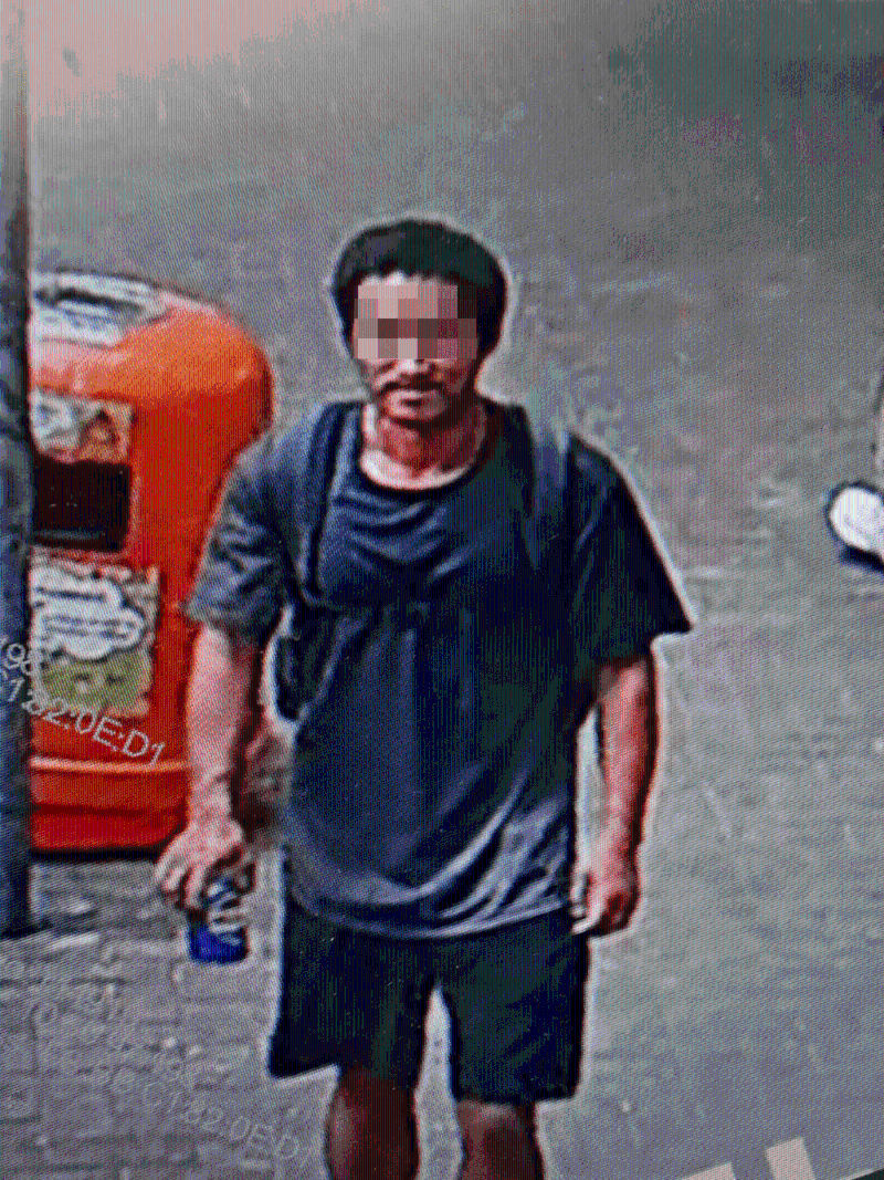 兇徒為一名30歲姓韓男子，持有香港身份證，是一名流連在紅磡及深水埗一帶公園的露宿者。