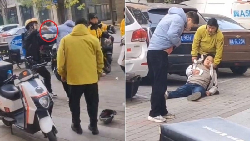 石家莊有外賣車手疑被扣8成配送費，持刀刺傷正副站長。